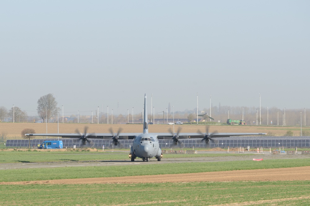 86th Airlift Wing Landing Zone operations on Chièvres Air Base