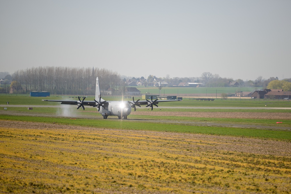 86th Airlift Wing Landing Zone operations on Chièvres Air Base