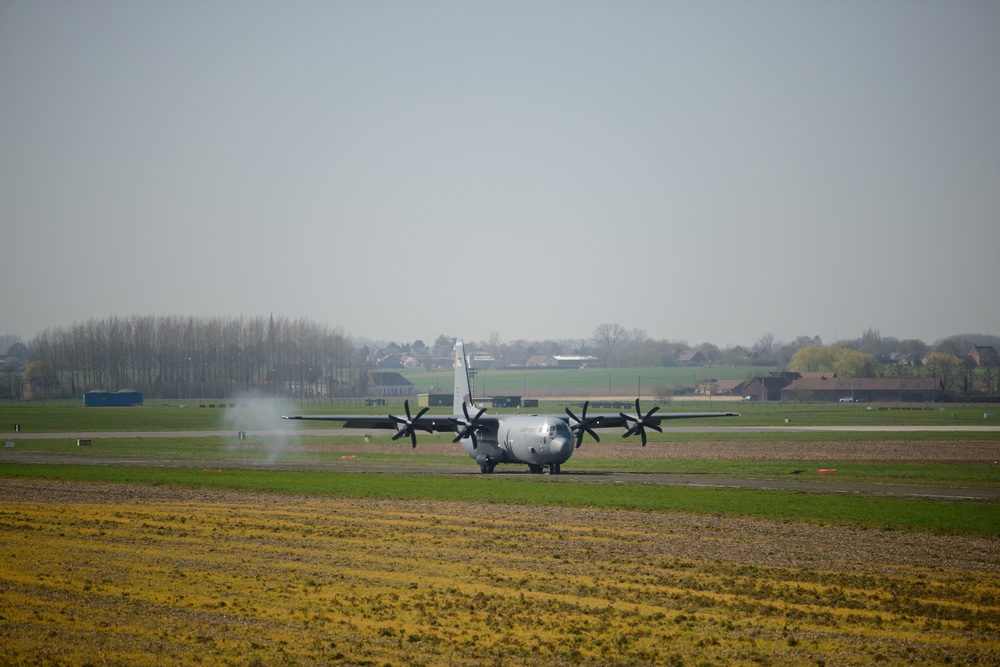 86th Airlift Wing Landing Zone operations on Chièvres Air Base