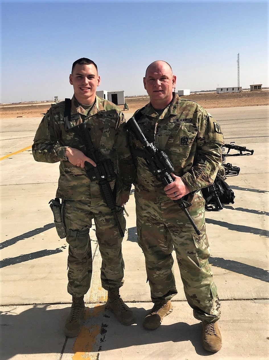 Father and son serve in the same unit overseas