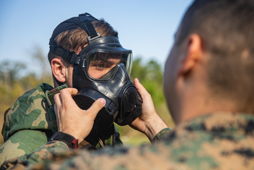 Gas, Gas, Gas! | 26MEU Marines participate in Gas Chamber training