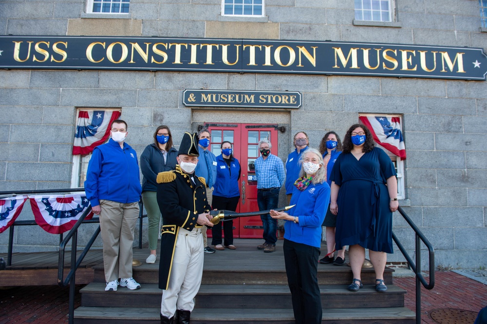 USS Constitution Museum reopens and celebrates 45th anniversary