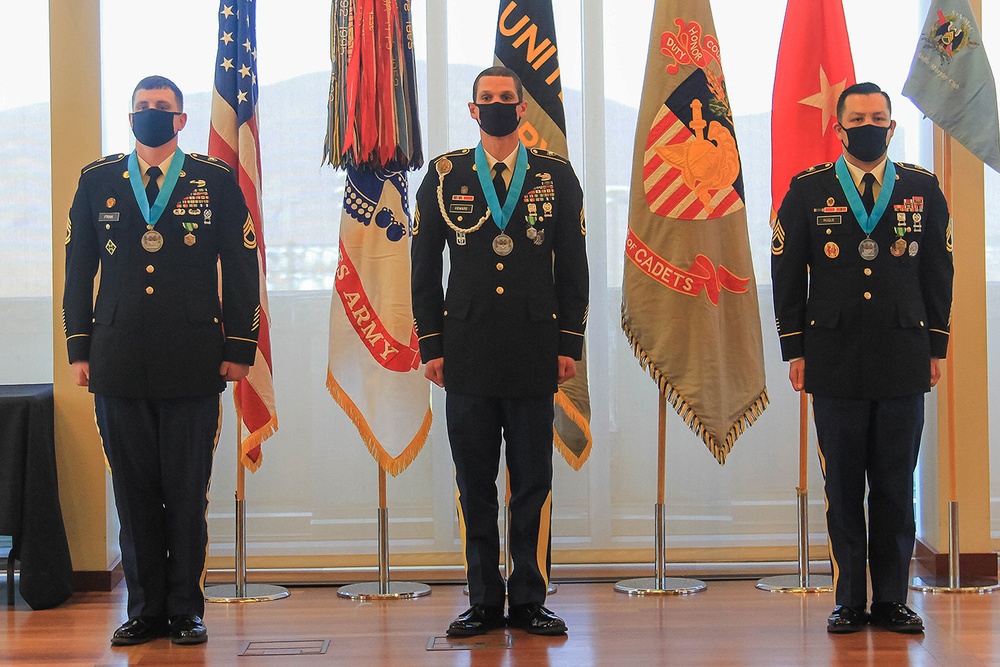 NCOs inducted into West Point Chapter of Sgt. Audie Murphy Club