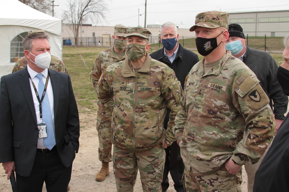 Werner, Dean, and Grein listen to Leader-Follower brief