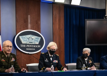 Defense Officials hold COVID-19 update