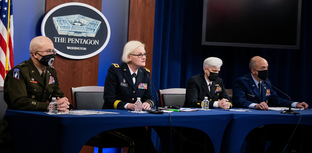 Defense Officials hold COVID-19 update