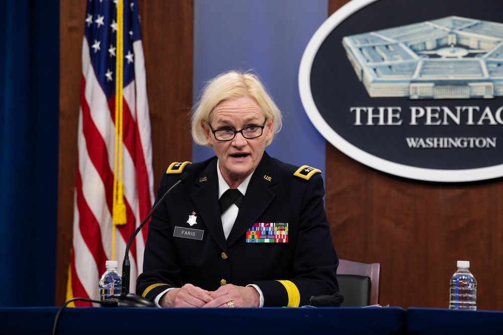 Defense Officials hold COVID-19 update