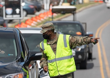 Mass Vaccination Site in Western Maryland