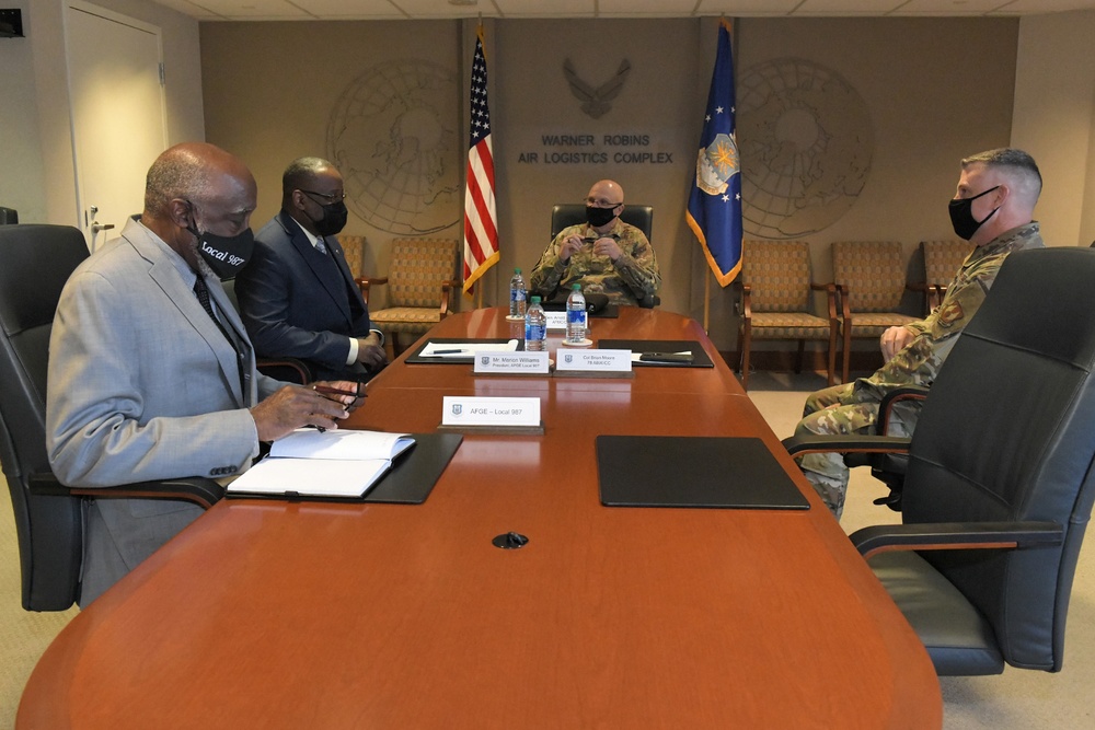 AFMC Commander visits Robins AFB