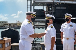 USS Chicago Holds Change of Command