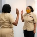 CS2 Sheniqua Lee reenlistment ceremony