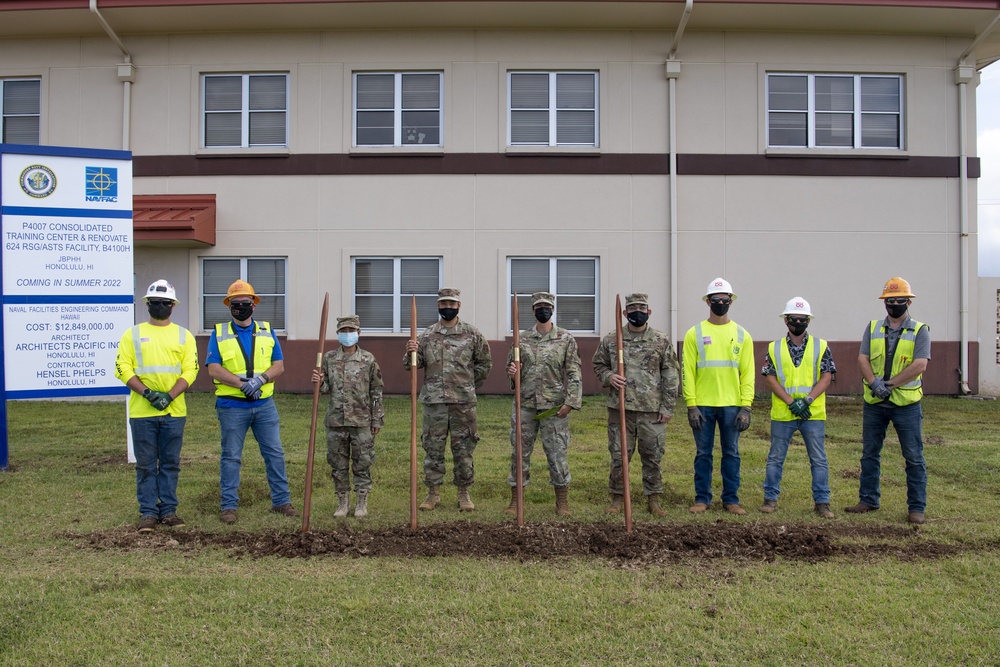 624th Regional Support Group Breaks Ground