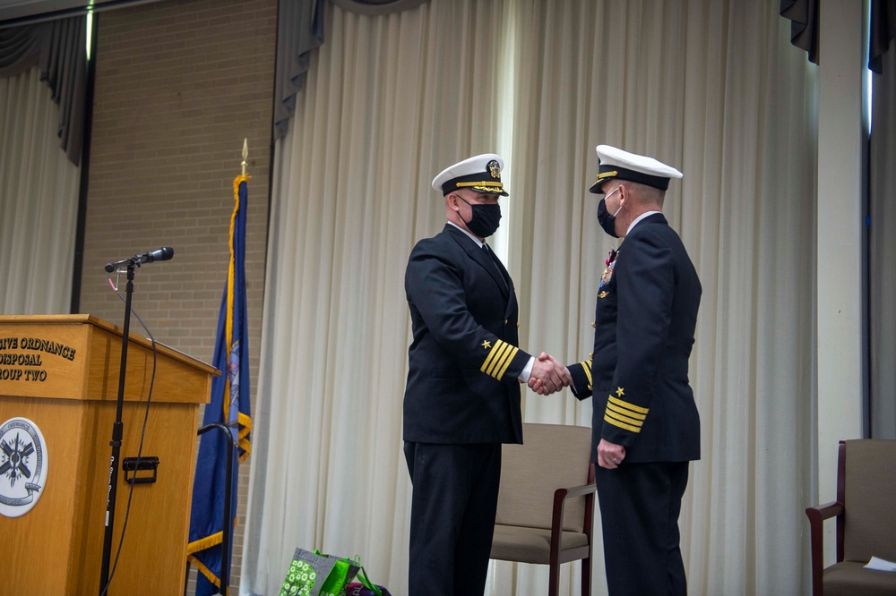 EOD Group 2 Holds Change of Command