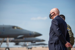 Bomber mission showcased during Acting SecAF visit to 3 AFGSC bases