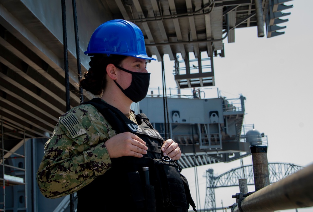 Sailor Stands Watch