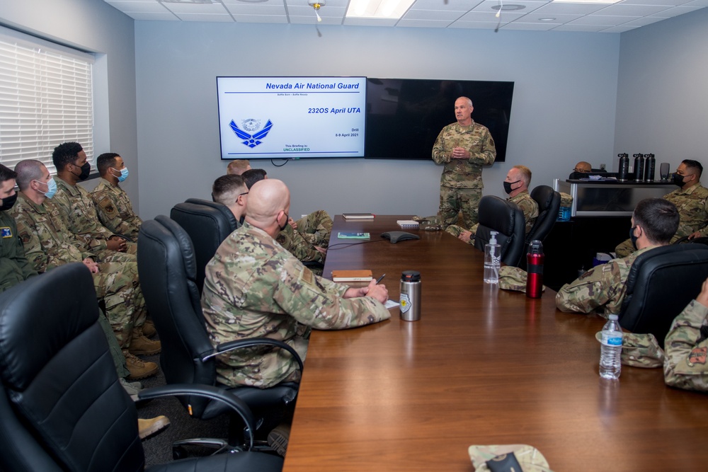 Brigadier General Glen Martel Speaks to 232 Operations Squadron