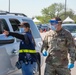 FEMA Volunteers and U.S. Army Soldiers Run Vaccine Lanes