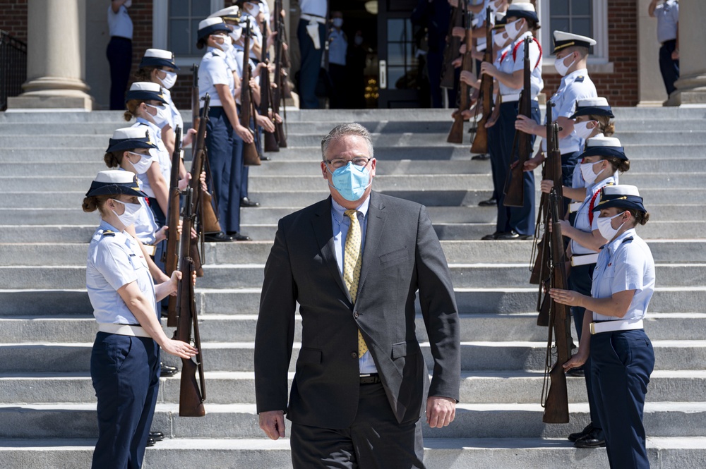 SECNAV Visits U.S. Coast Guard Academy