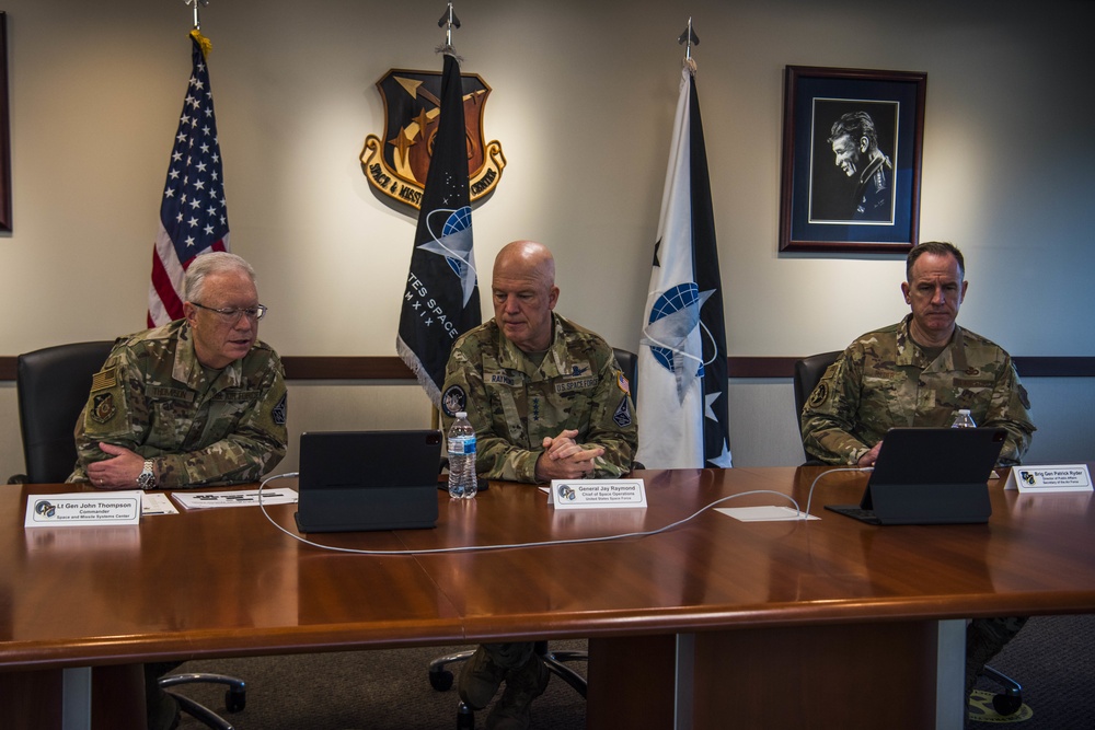 CSO, CMSSF announce SSC organizational structure during LAAFB visit