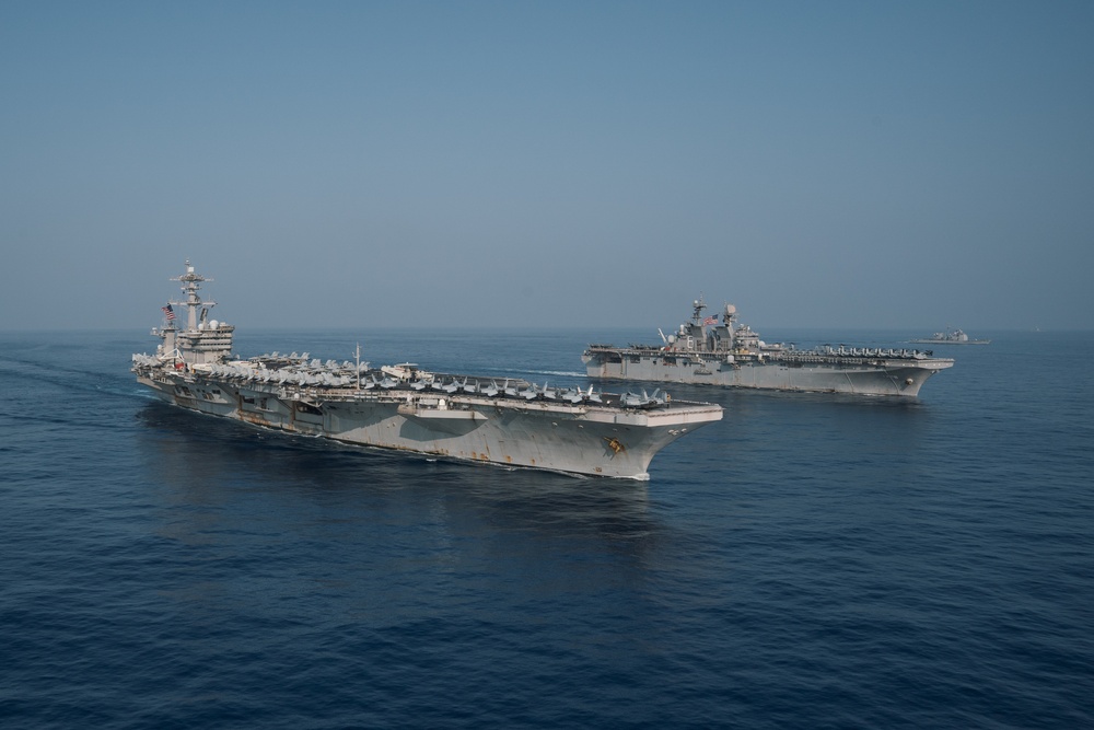 Theodore Roosevelt and Makin Island Expeditionary Strike Force