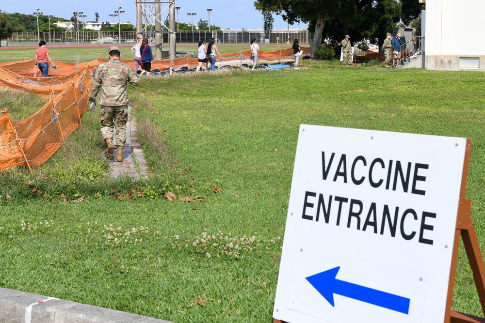 Kadena continues COVID-19 vaccinations