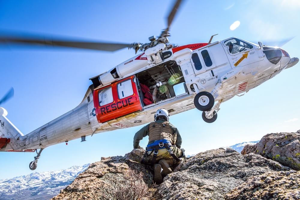 Longhorns of Helicopter Search and Rescue Squadron Conduct SAR Training