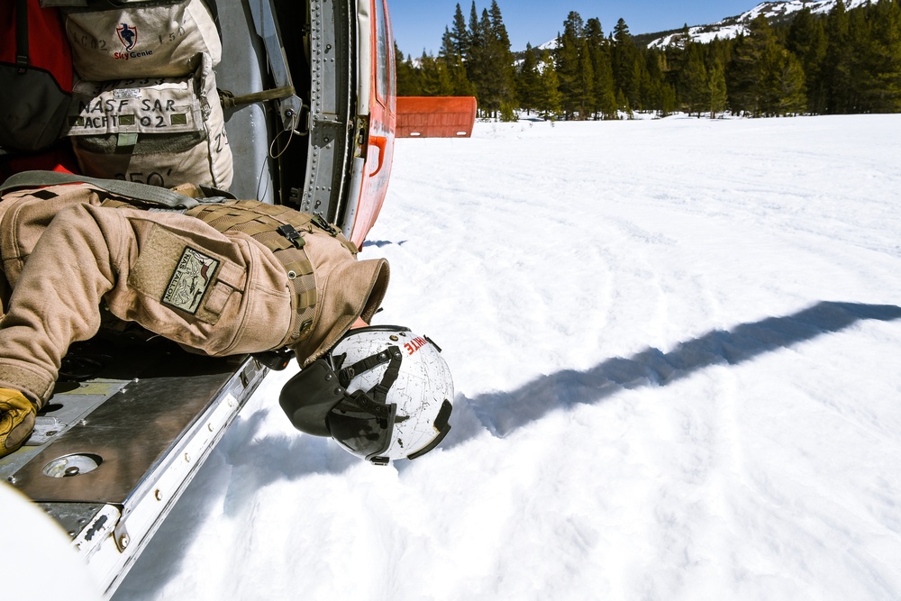 Longhorns of Helicopter Search and Rescue Squadron Conduct SAR Training