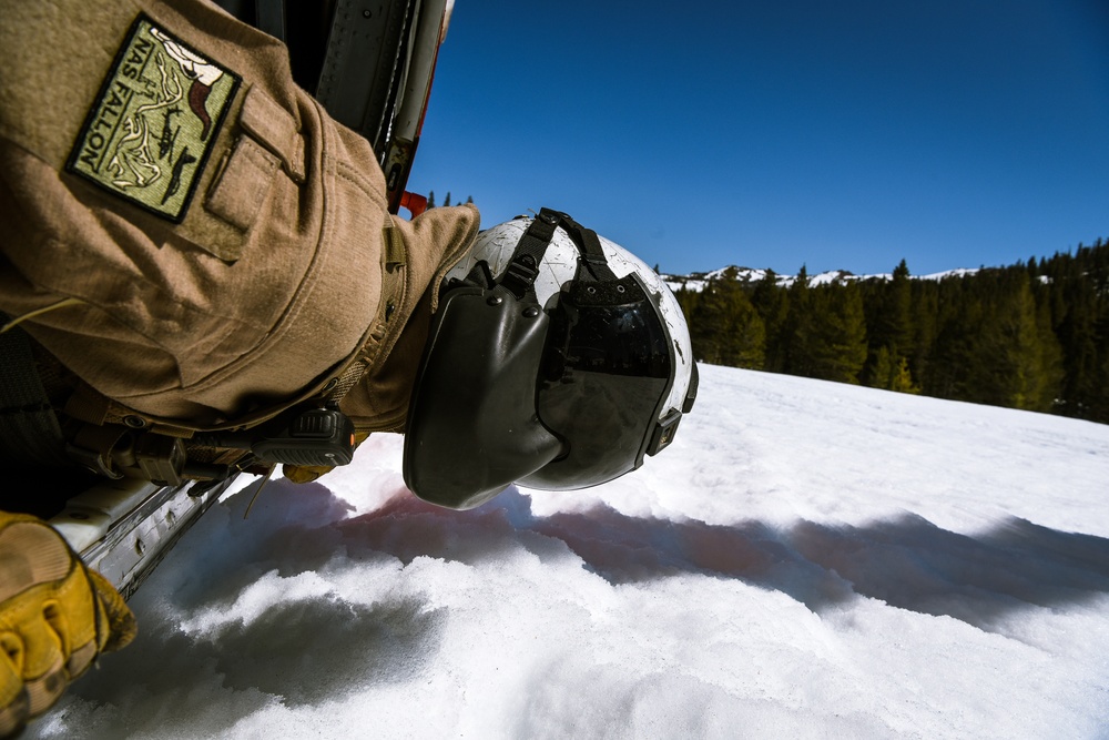 Longhorns of Helicopter Search and Rescue Squadron Conduct SAR Training