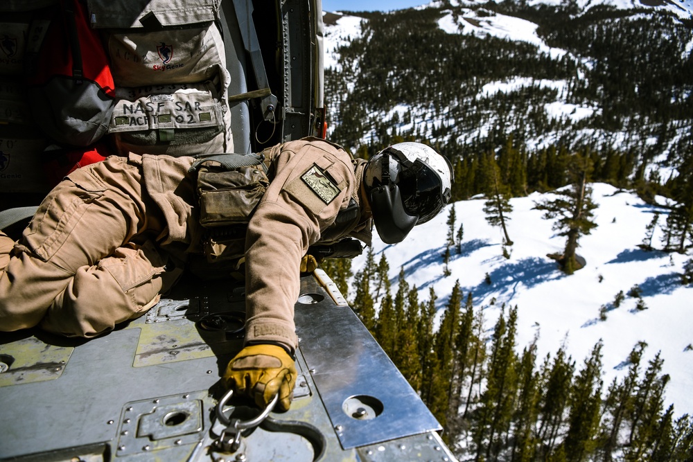 Longhorns of Helicopter Search and Rescue Squadron Conduct SAR Training