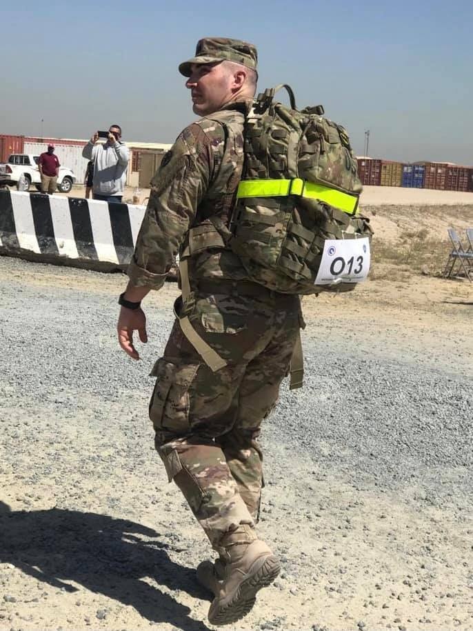 Task Force Iron Castle Soldiers earned their Norwegian Foot March Badges after completing an 18.6 mile ruck in record time.