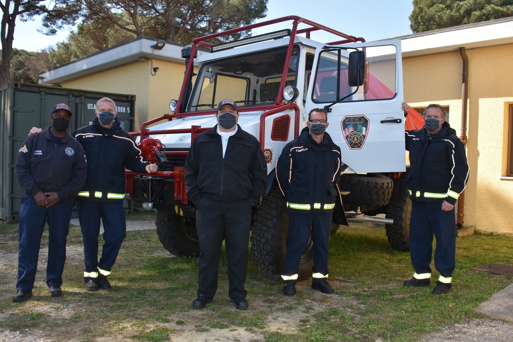 Public works truck reborn to fight Camp Darby fires