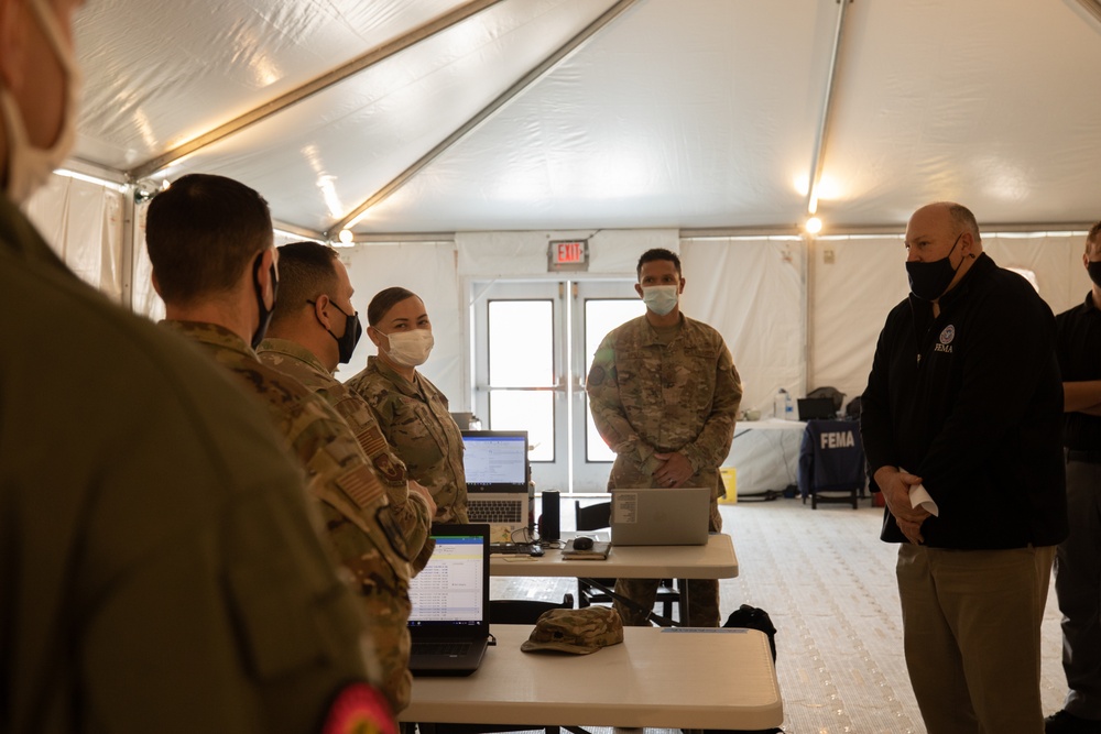 FEMA administrator and Maryland’s 5th congressional district Rep. visit new CVC in Greenbelt, MD