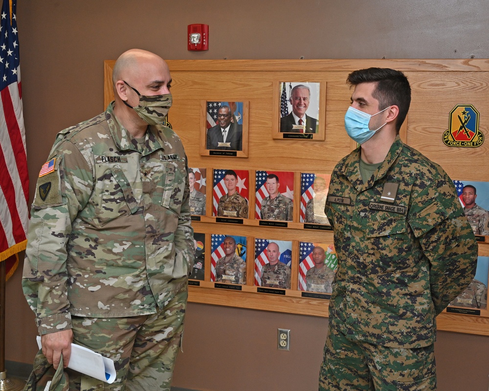 Maryland National Guard Visits State Partners at the United States Army Maneuver Center of Excellence