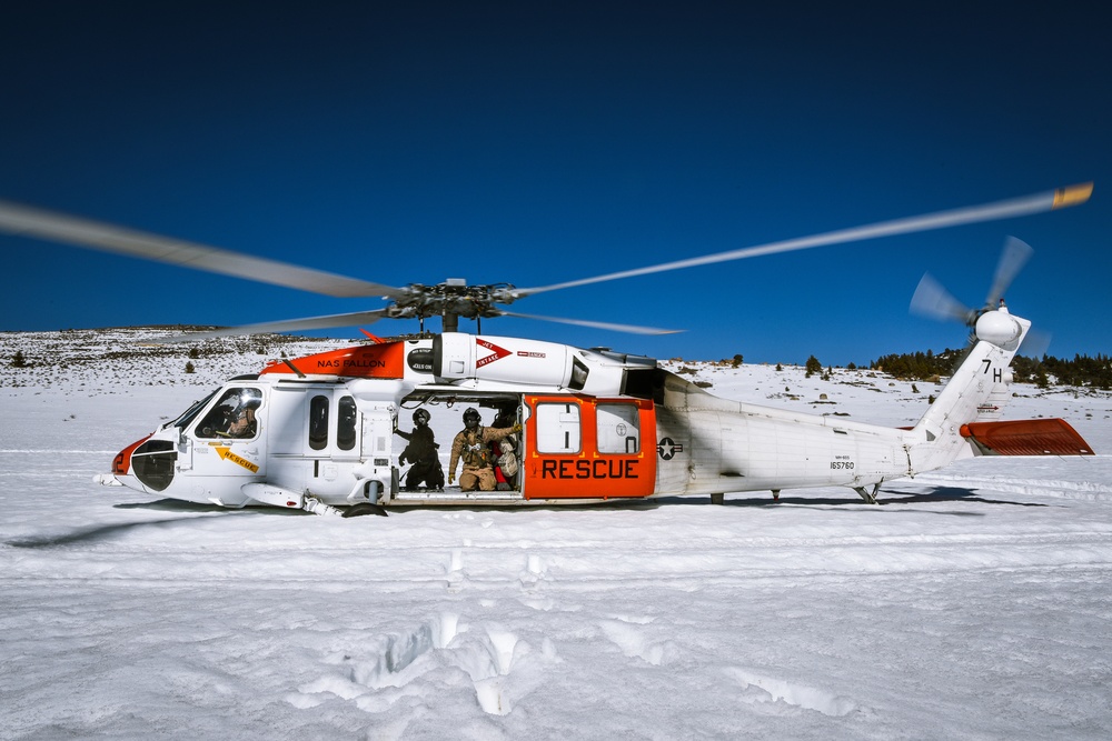 Longhorns of Helicopter Search and Rescue Squadron Conduct SAR Training