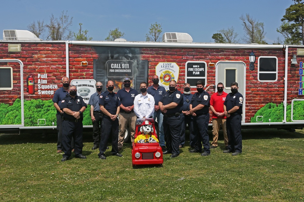 MCB Camp Lejeune Fire and Emergency Services awarded USMC Fire Prevention Program of the Year