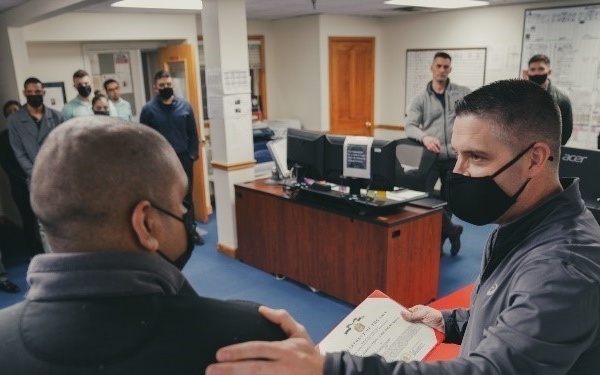 Admin Clerk Receives NAM