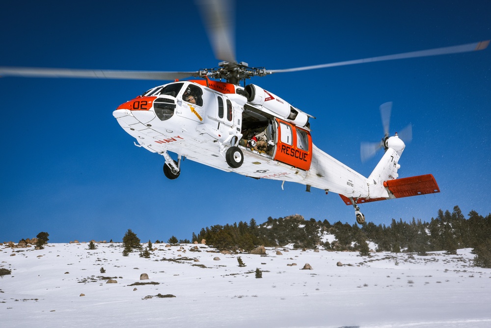 Longhorns of Helicopter Search and Rescue Squadron Conduct SAR Training