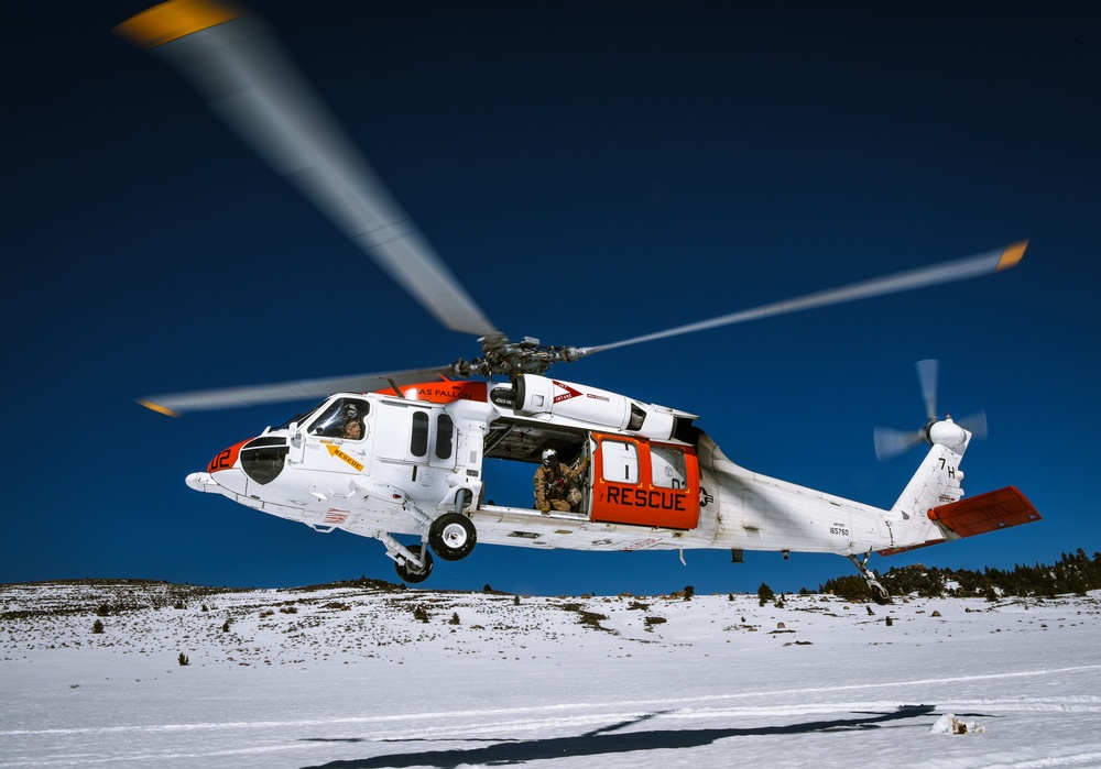 Longhorns of Helicopter Search and Rescue Squadron Conduct SAR Training