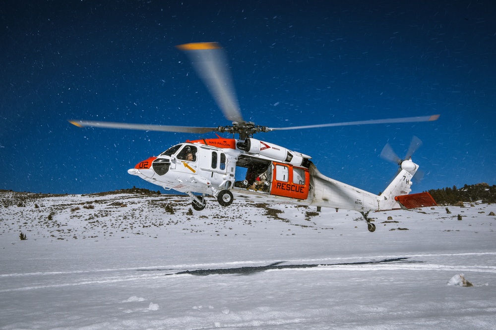 Longhorns of Helicopter Search and Rescue Squadron Conduct SAR Training