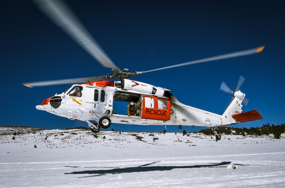 Longhorns of Helicopter Search and Rescue Squadron Conduct SAR Training