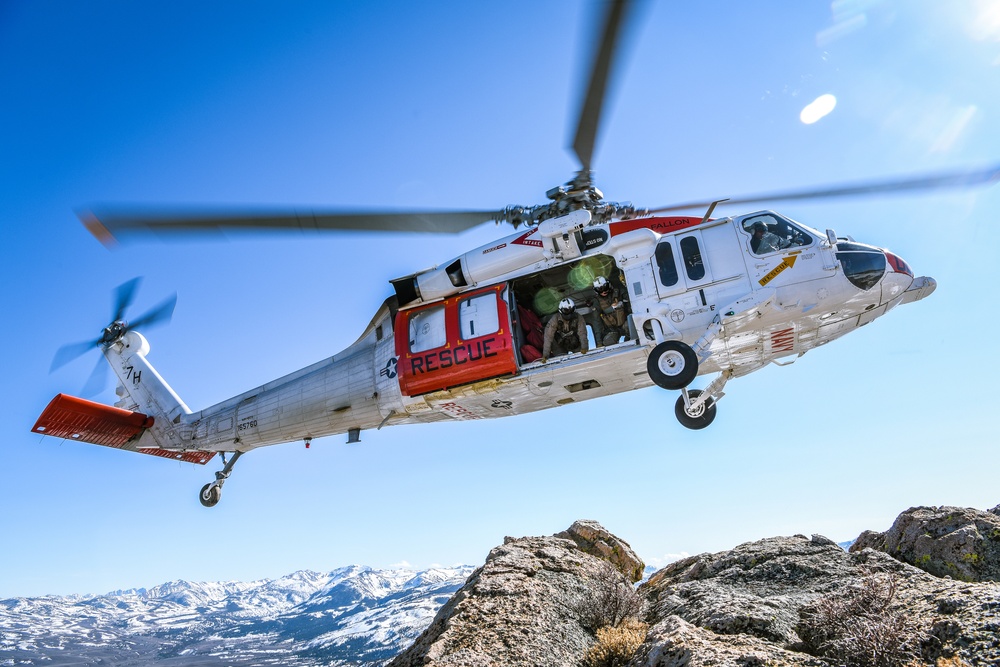 Longhorns of Helicopter Search and Rescue Squadron Conduct SAR Training