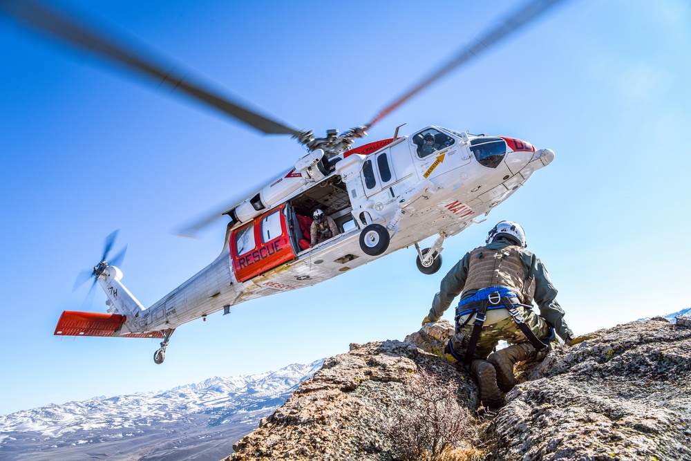 Longhorns of Helicopter Search and Rescue Squadron Conduct SAR Training