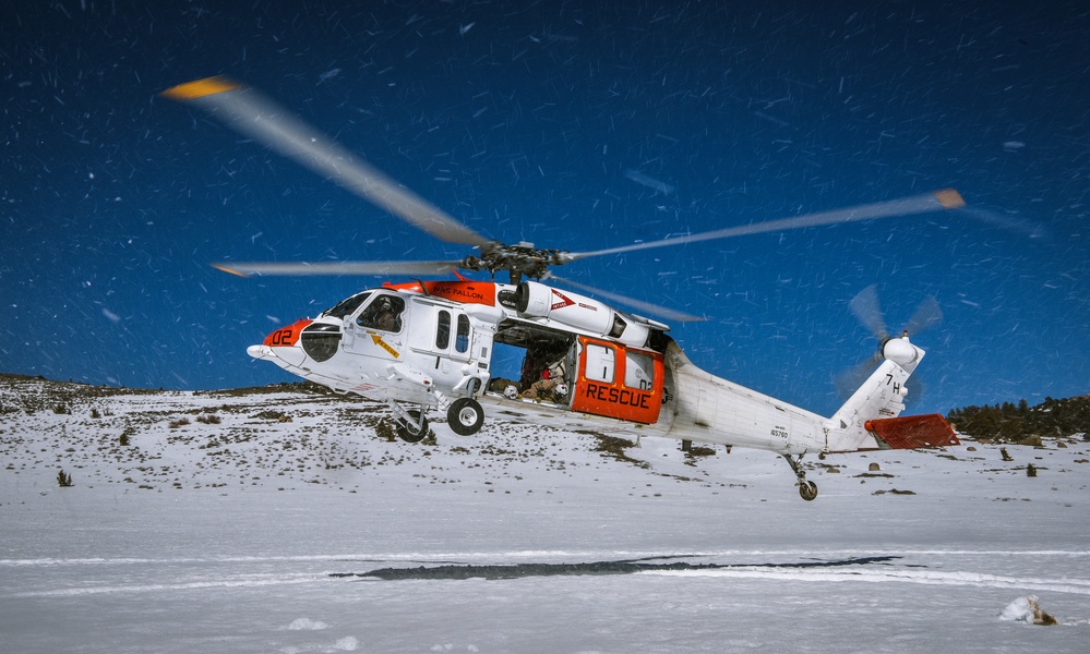 Longhorns of Helicopter Search and Rescue Squadron Conduct SAR Training