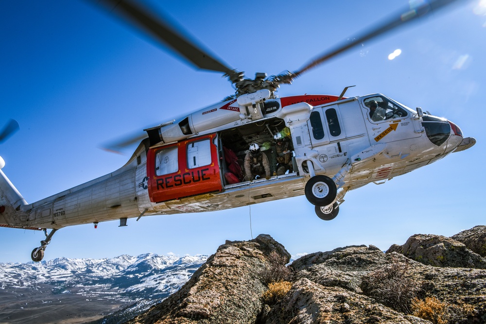 Longhorns of Helicopter Search and Rescue Squadron Conduct SAR Training