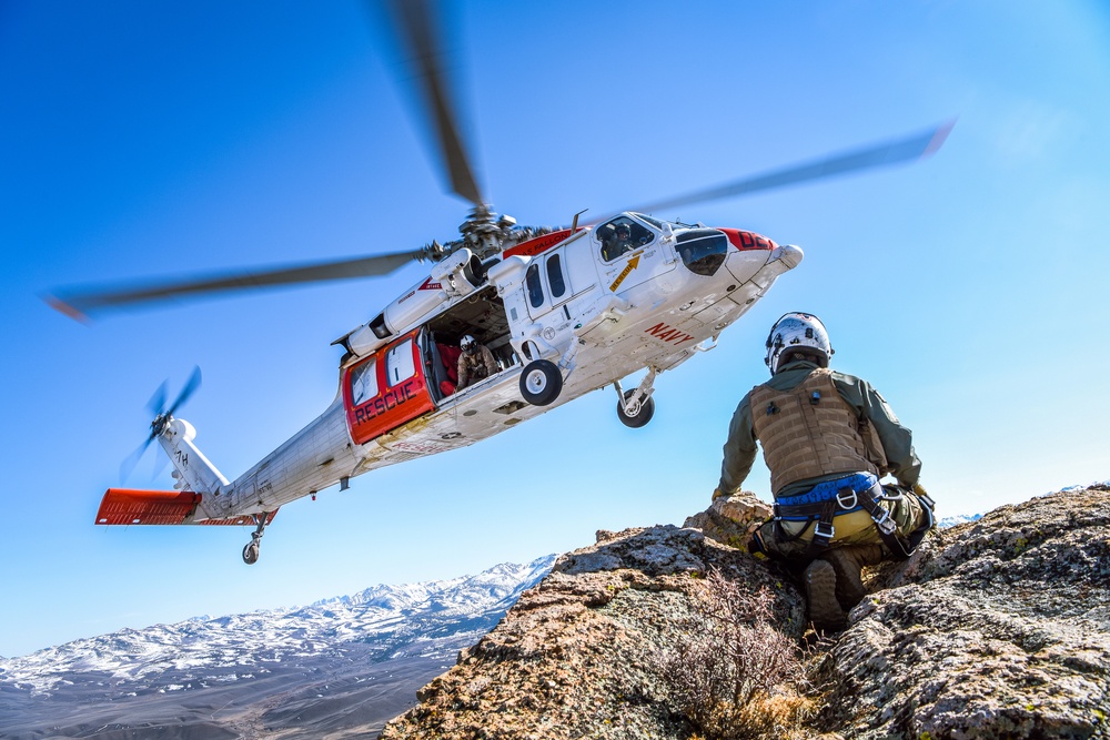 Longhorns of Helicopter Search and Rescue Squadron Conduct SAR Training