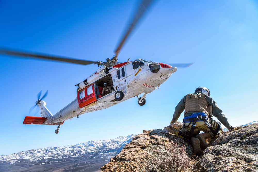 Longhorns of Helicopter Search and Rescue Squadron Conduct SAR Training