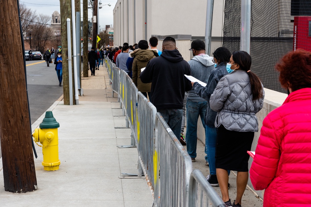 6,000 Vaccination Per Day Site Opens in Newark