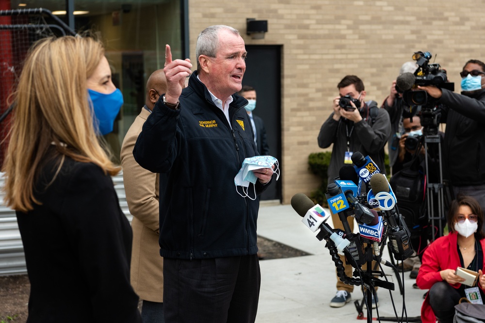 6,000 Vaccination Per Day Site Opens in Newark
