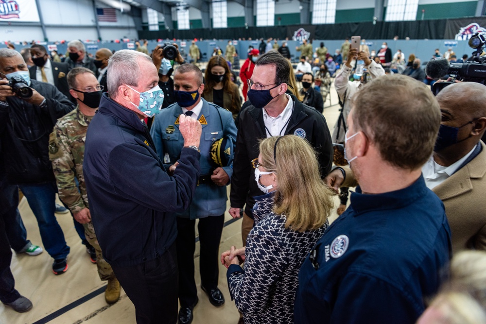 6,000 Vaccination Per Day Site Opens in Newark