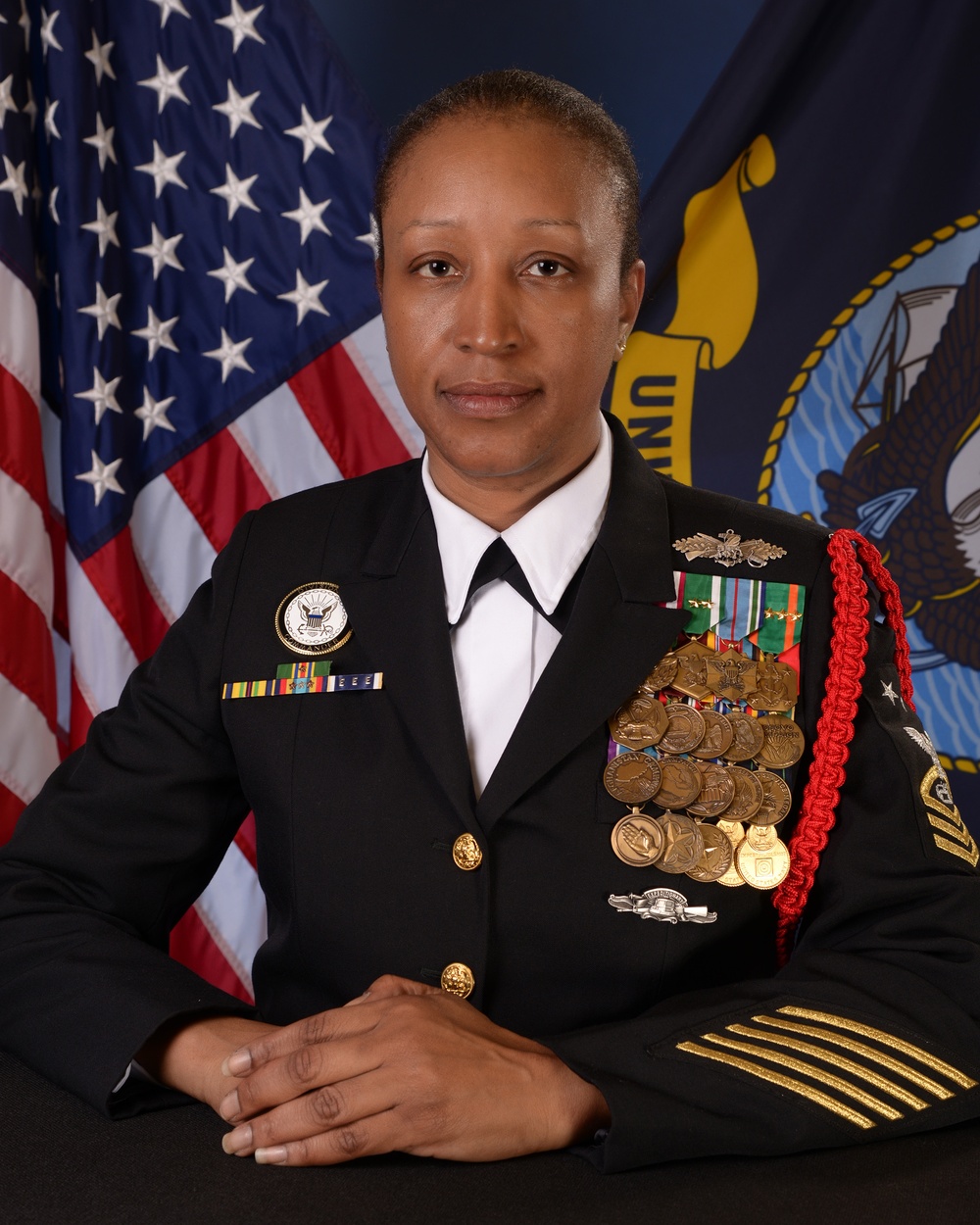 Master Chief Seabee Denise N. Demontagnac official portrait